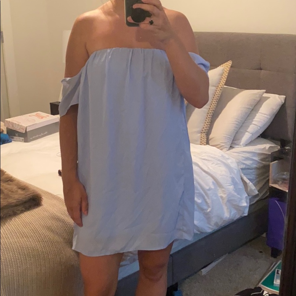 Blue dress